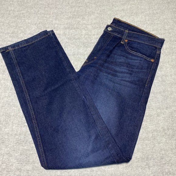 Levi's Other - Levis 513 Jeans Mens Tag 32x32 Actual 34x31 Blue Dark Slim Straight Smart Casual